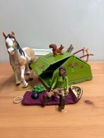Schleich Sarah's Kampeeruitstapje set 42533, Ophalen of Verzenden, Zo goed als nieuw