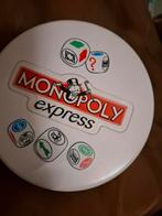Monopoly Express Dobbelspel, Hobby en Vrije tijd, Gezelschapsspellen | Bordspellen, Ophalen of Verzenden, Zo goed als nieuw, Een of twee spelers