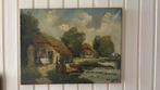 Olieverf schilderij op doek afmetingen 40 X 30 cm, Ophalen
