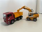 Bruder MAN vrachtwagen met Liebherr kraan, Ophalen of Verzenden, Zo goed als nieuw, Jongen of Meisje