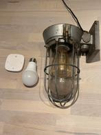 Industriële scheepslamp, zwaar metaal en glas, Huis en Inrichting, Lampen | Wandlampen, Ophalen of Verzenden, Gebruikt, Glas, Industrieel