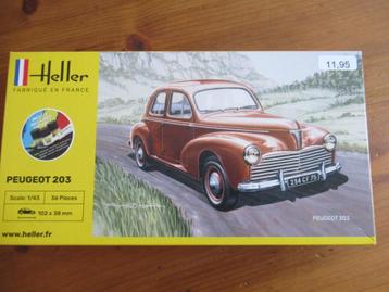 Peugeot 203 (Heller 1/43) beschikbaar voor biedingen
