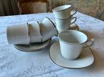 Zes Schirnding Bavaria koffiekopjes en schotels, Ophalen of Verzenden