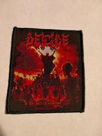 Deicide 2011 heavy metal muziek kleding embleem patch, Verzamelen, Ophalen of Verzenden, Zo goed als nieuw, Kleding