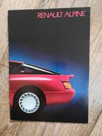 Renault alpine VT6  brochure 1985, Renault, Ophalen of Verzenden, Zo goed als nieuw, Renault