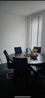 Te koop ronde eettafel ( mangohout) 150 cm, Huis en Inrichting, Tafels | Eettafels, Ophalen, Rond, 100 tot 150 cm, 100 tot 150 cm