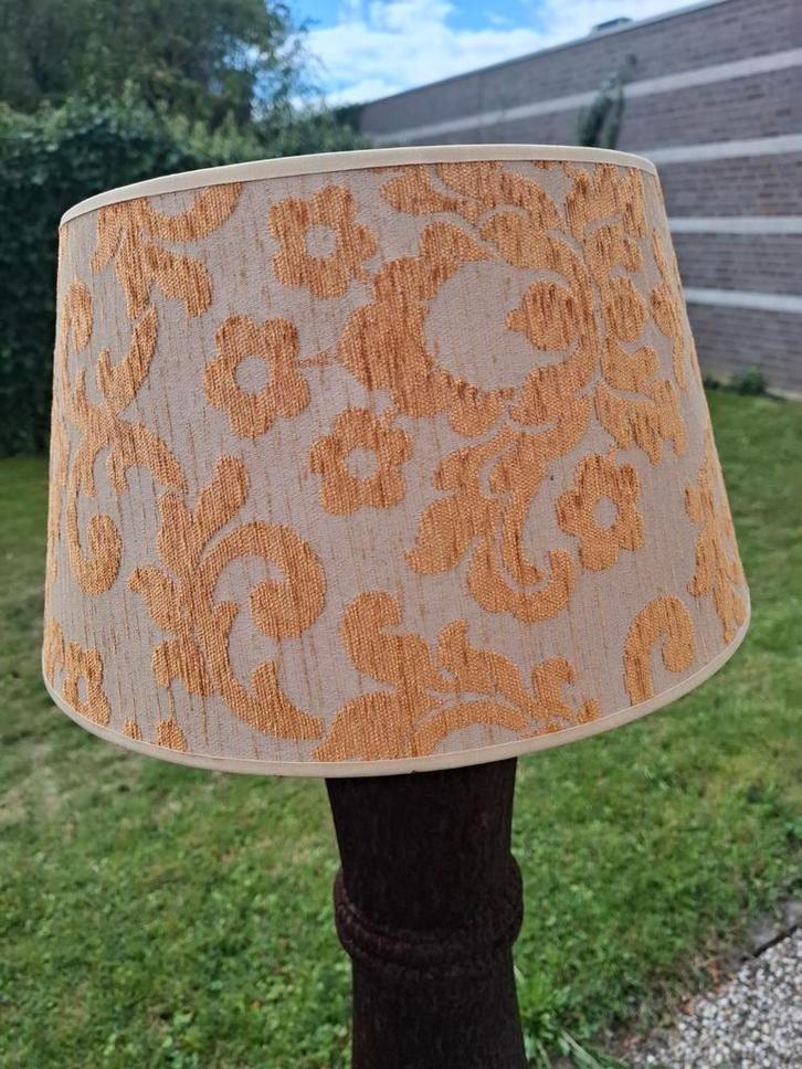 Barrok lampenkap, Huis en Inrichting, Lampen | Lampenkappen, Zo goed als nieuw, Minder dan 25 cm, Rond, Overige kleuren, Ophalen of Verzenden