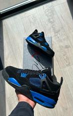 Jordan 4 Retro Blue Thunder (gedragen), Zwart, Ophalen of Verzenden, Sneakers of Gympen, Gedragen