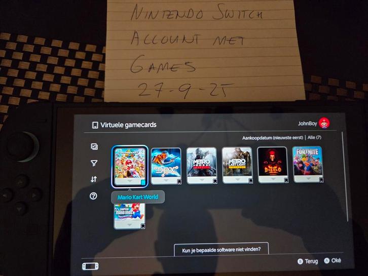 Nintendo switch account Met games, Spelcomputers en Games, Games | Nintendo Switch, Zo goed als nieuw, 3 spelers of meer, Vanaf 3 jaar
