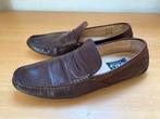 Italiaanse leren loafers mocassins Dolce Gabbana 43, Kleding | Heren, Schoenen, Verzenden, Zo goed als nieuw, Bruin, Loafers