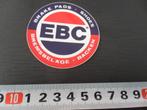 sticker logo EBC brake pads shoes bremsbeläge backen, Verzamelen, Ophalen, Zo goed als nieuw, Bedrijf of Vereniging
