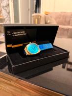 Gouden Maanfase Horloge - Zonnestraal Wijzerplaat, Sieraden, Tassen en Uiterlijk, Horloges | Heren, Ophalen of Verzenden