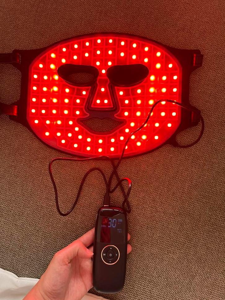Maxi Meilleur LED masker - Éclate, Sieraden, Tassen en Uiterlijk, Uiterlijk | Gezichtsverzorging, Zo goed als nieuw, Verzorging