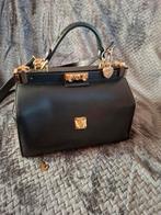 Dokterstas MCM zwart klein model, Ophalen, Gebruikt, Zwart, Schoudertasje