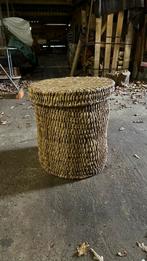 Rieten mand, Huis en Inrichting, Ophalen, Zo goed als nieuw, Rond, Overige materialen