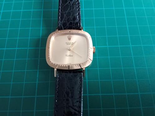 Rolex Cellini. 18 karaat goud., Sieraden, Tassen en Uiterlijk, Horloges | Dames, Zo goed als nieuw, Rolex, Goud, Leer, Ophalen of Verzenden