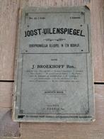 Oud boekje Broekhoff - Blijspel Joost Uilenspiegel, Antiek en Kunst, Ophalen of Verzenden