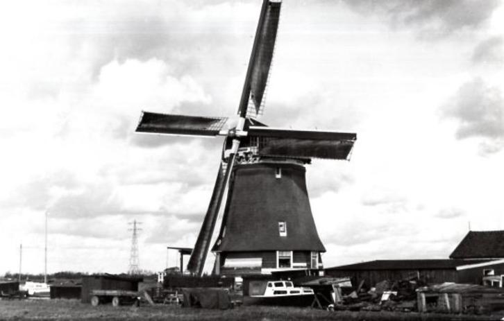 (NH232) Ansichtkaart Krommenie molen De Woudaap, Verzamelen, Ansichtkaarten | Nederland, Ongelopen, Noord-Holland, 1960 tot 1980