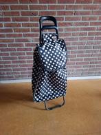 Boodschappentrolley met stippen, Ophalen, Nieuw, Zwart, Wieltjes