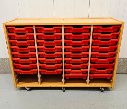 Schoolkast Schilte bakjeskast knutselkast ladekast kast, Huis en Inrichting, Kasten | Ladekasten, Gebruikt, Minder dan 100 cm