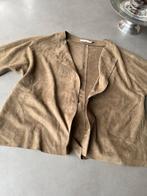 Groen suedine Costes jasje, maat M, Kleding | Dames, Maat 38/40 (M), Verzenden, Zo goed als nieuw, Groen