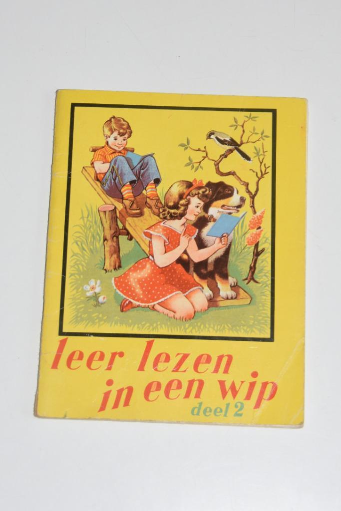 Leer lezen in een wip Deel 2 1955, Boeken, Kinderboeken | Kleuters, Gelezen, Ophalen of Verzenden