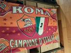 AS Roma vlag 1.30 cm x 85 cm, Ophalen of Verzenden, Gebruikt, Buitenlandse clubs, Overige typen