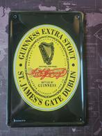 GUINNESS BEER - 192 -  " EXTRA STOUT "., Verzamelen, Biermerken, Ophalen, Nieuw, Reclamebord, Plaat of Schild, Overige merken
