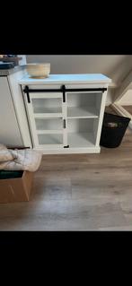 Witte Buffetkast / Dressoir met Schuifdeur, Huis en Inrichting, Ophalen, Zo goed als nieuw