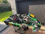 Tony kart + Rotax Max Evo Senior + aanhanger complete hobby!, Ophalen of Verzenden, Zo goed als nieuw, Kart