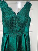 Groen/Turquoise High Low Jurk - Maat 40, Kleding | Dames, Maat 38/40 (M), Ophalen of Verzenden, Zo goed als nieuw, Onder de knie