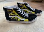 Vans Sk8-Hi Zip Zwart/Geel Maat 39 flames, Kleding | Dames, Zwart, Ophalen of Verzenden, Sneakers of Gympen, Vans