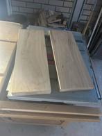 Eiken Wandplank set 2x 55cm, Doe-het-zelf en Verbouw, Hout en Planken, 25 tot 50 mm, Eiken, Nieuw, Ophalen of Verzenden