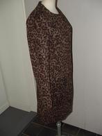 My Jewellery suedine leopard lange blazer vest jasje maat S, Groen, Jasje, My Jewellery, Ophalen of Verzenden