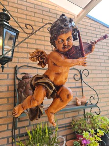 Grote zware engel 57 cm. beschikbaar voor biedingen
