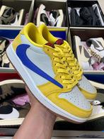 Nike Jordan 1 Retro Low OG SP Travis Scott Canary, Ophalen of Verzenden, Zo goed als nieuw, Schoenen