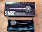 Shure SM58 Zangmicrofoon, Ophalen of Verzenden, Zo goed als nieuw, Zangmicrofoon