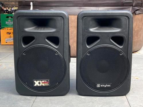Actieve fullrange speakers - 12 inch sub, Audio, Tv en Foto, Luidsprekers, Gebruikt, Front, Rear of Stereo speakers, 120 watt of meer