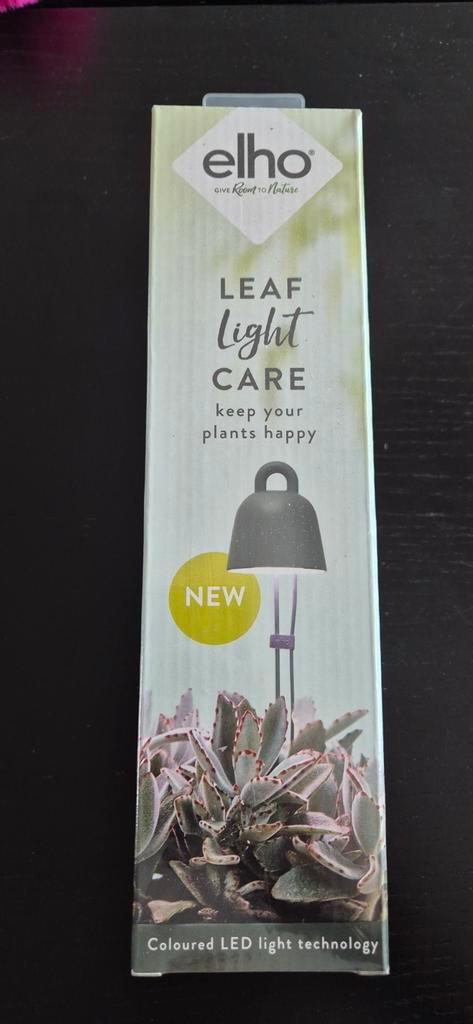 Elho leaf light care 36cm blad groen, Huis en Inrichting, Kamerplanten, Overige soorten, Minder dan 100 cm, Groene kamerplant