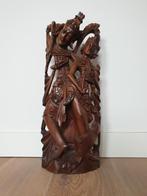 Balinees houtsnijwerk Rama en Sita - Ramayana, Ophalen of Verzenden