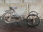 Metalen miniatuur bakfiets, Antiek en Kunst, Verzenden