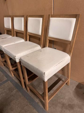 4 Barkrukken - Zithoogte 62cm beschikbaar voor biedingen