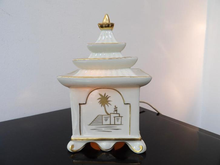 Art Deco Parfum Lampje Pagode Furstenberg, Antiek en Kunst, Antiek | Lampen, Ophalen of Verzenden