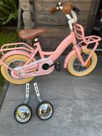 Roze Sjoef Kinderfiets 12 inch als nieuw! Incl zijwieltjes, Ophalen, Zijwieltjes, Sjoef, Minder dan 16 inch