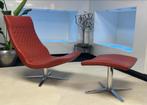 De Sede DS51 lounge fauteuil met hocker, Ophalen, Zo goed als nieuw, 75 tot 100 cm