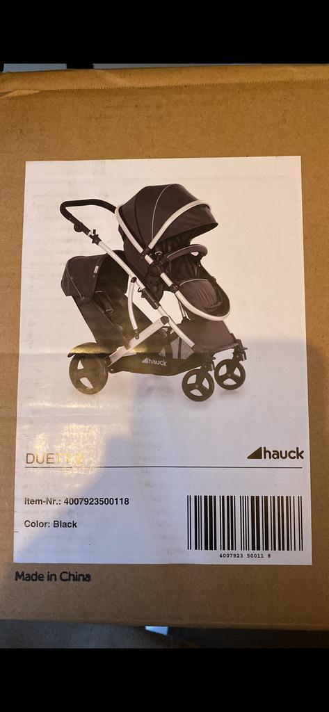 Hauck Duett 2 duo buggy, Kinderen en Baby's, Buggy's, Zo goed als nieuw, Ophalen of Verzenden