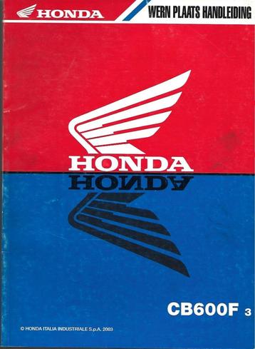 Honda CB600 F 3 werkplaatsboek beschikbaar voor biedingen
