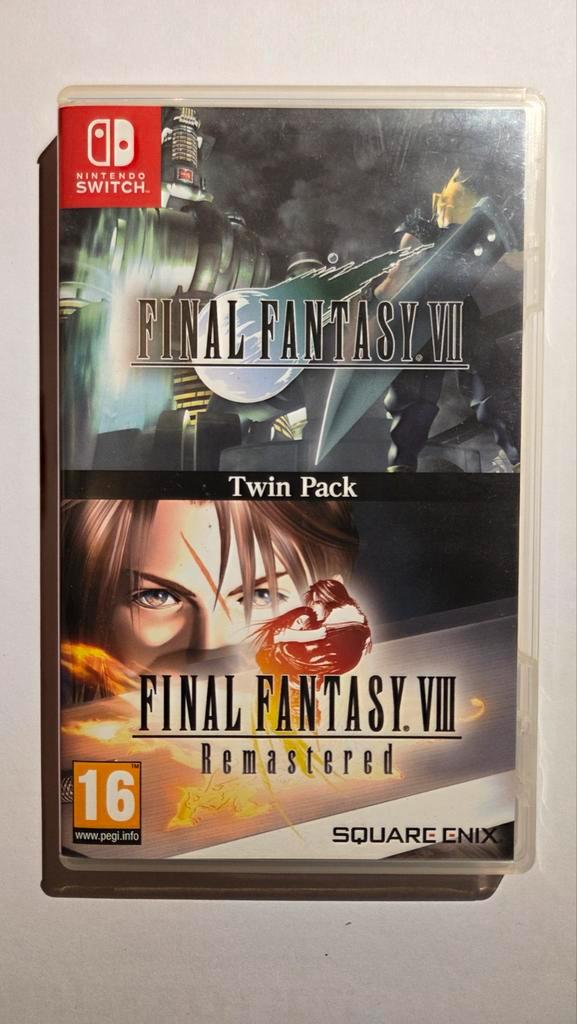Final Fantasy VII & Final Fantasy VIII Remastered Twin Pack, Spelcomputers en Games, Games | Nintendo Switch, Zo goed als nieuw