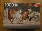 Jumbo puzzel 1000🧩 paarden, Ophalen of Verzenden, 500 t/m 1500 stukjes, Zo goed als nieuw