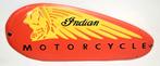 Indian Motorcycles relief reclamebord van metaal wandbord, Reclamebord, Info@deconoord.nl, Deco Noord, Nieuw